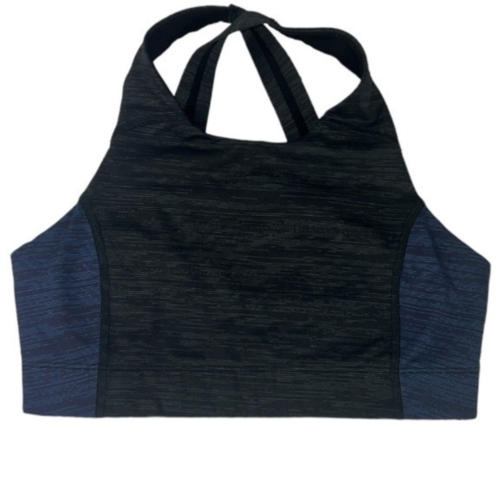 Outdoor Voices sports bra black and blue size S